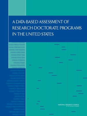 cover image of A Data-Based Assessment of Research-Doctorate Programs in the United States
